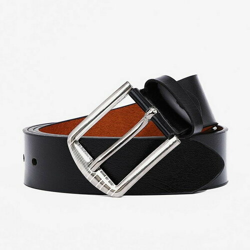 фото Ремень сима-ленд, размер 120, черный сима-лэнд