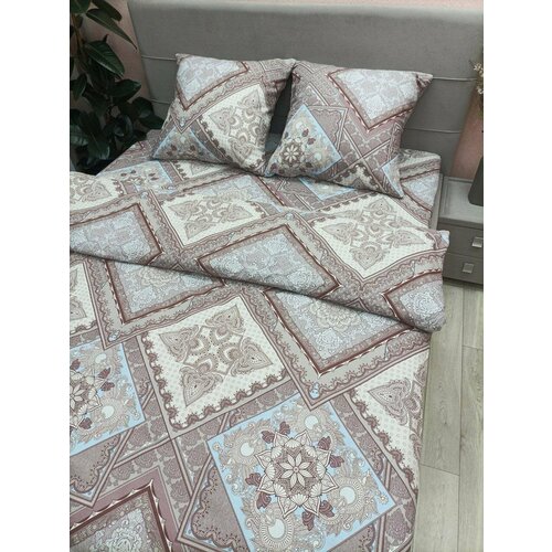 бежевый, коричневый, голубой