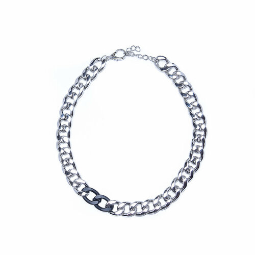 Колье Moon Paris, Ringo, с плоскими звеньями, MR-21.11-302 серебристый