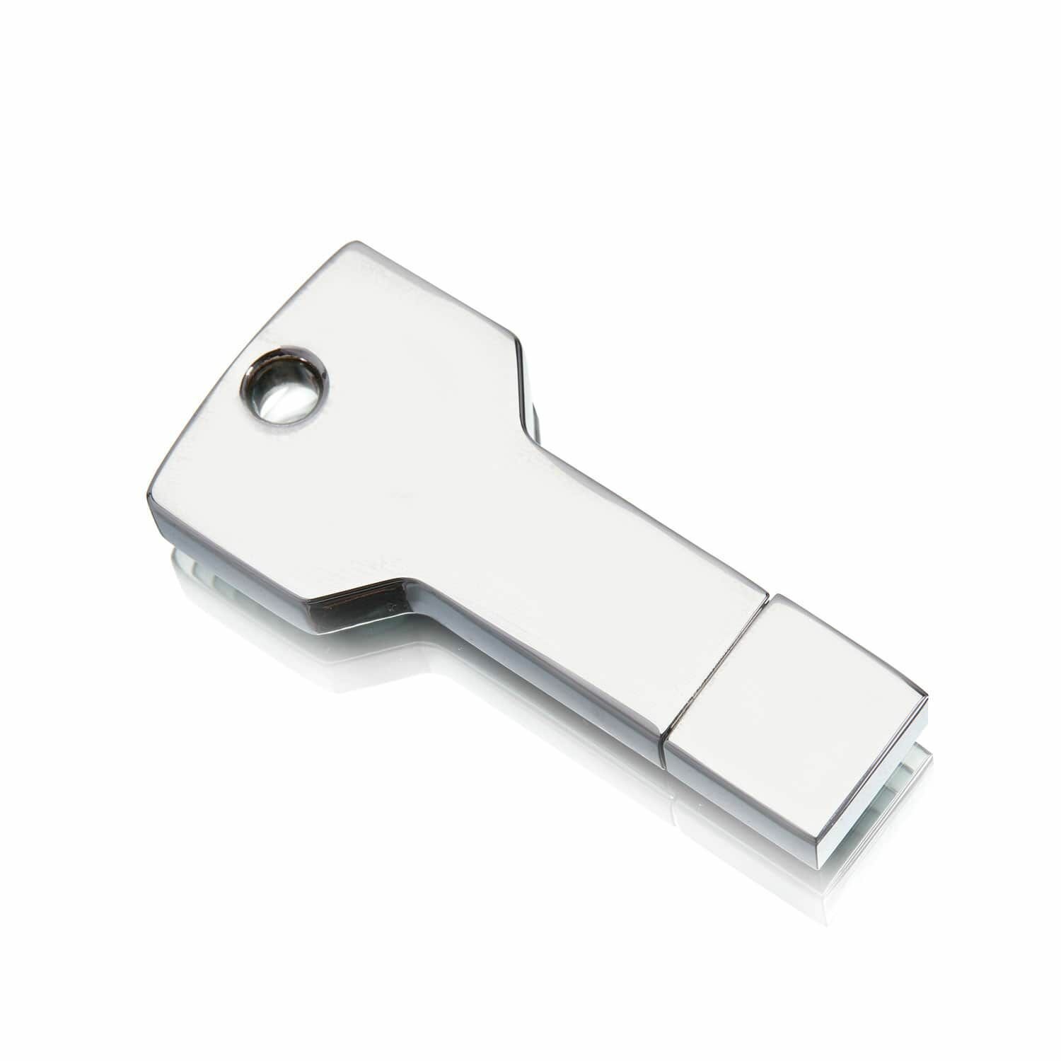 Флешка в виде ключа, 16 ГБ, USB 3.0, серебряная, арт. F35