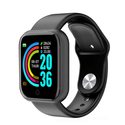 Многофункциональные смарт часы для Android, iOS / Фитнес браслет Smart Watch / Black