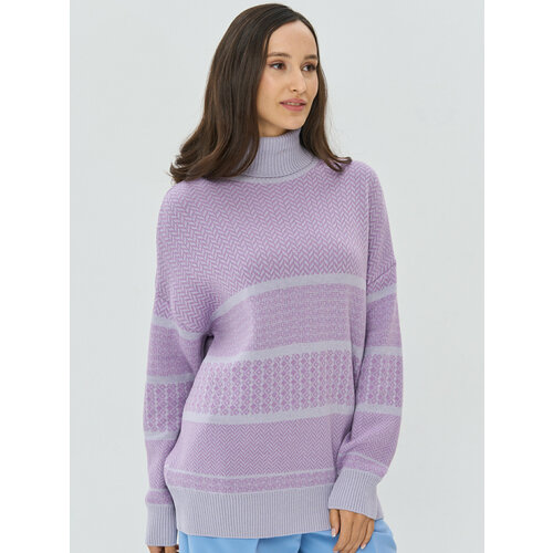 Свитер NEWVAY, размер 50/52, фиолетовый свитер vay размер 50 52 фиолетовый