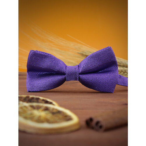 Бабочка 2beMan, фиолетовый галстук бабочка в сетку желтый