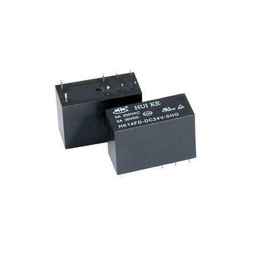 Электромагнитное реле HK14FD-DC24V-SHG / HKE 5 шт реле f3aa024e 5a 24vdc