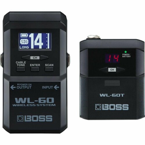 Гитарная радиосистема BOSS WL-60 WirelessYstem черный