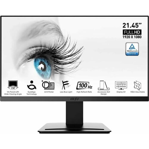 Монитор 21.5 MSI Pro MP223 black монитор msi pro mp223