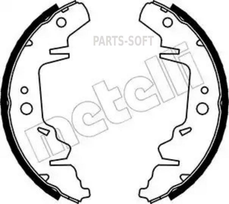К-Т Бараб. Тормоз. Колодок Metelli арт. 530026