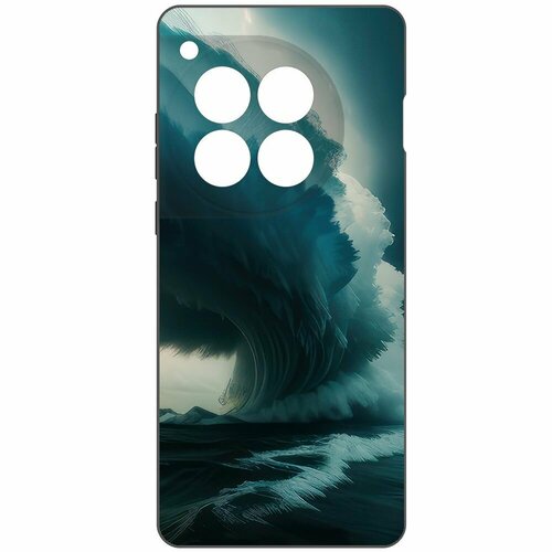 Чехол-накладка Krutoff Soft Case Торнадо для OnePlus 12 черный