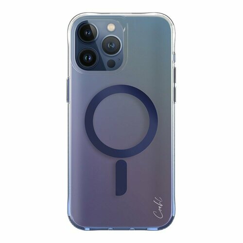 Защитный чехол Uniq Coehl Dazze MagSafe для iPhone 15 Pro Max Azure Blue