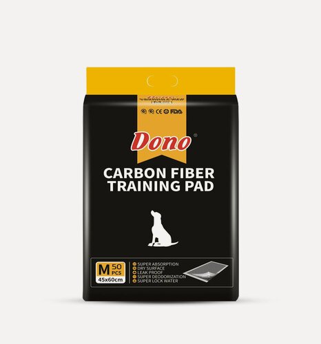 Изображение товара Пелёнки для собак Dono, с бамбуковым углём, M, 60х45 см, 50 шт