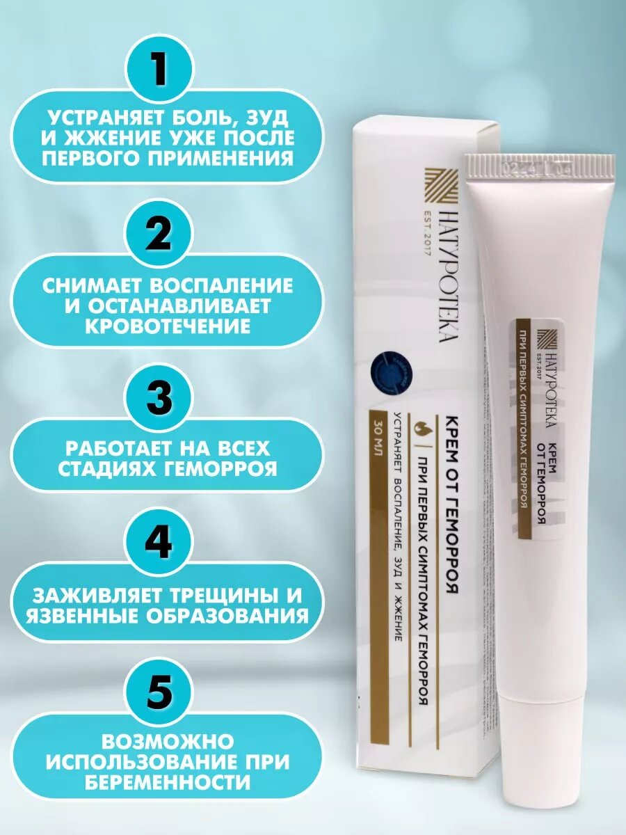 Картинки Натуротека/Крем от геморроя и трещин