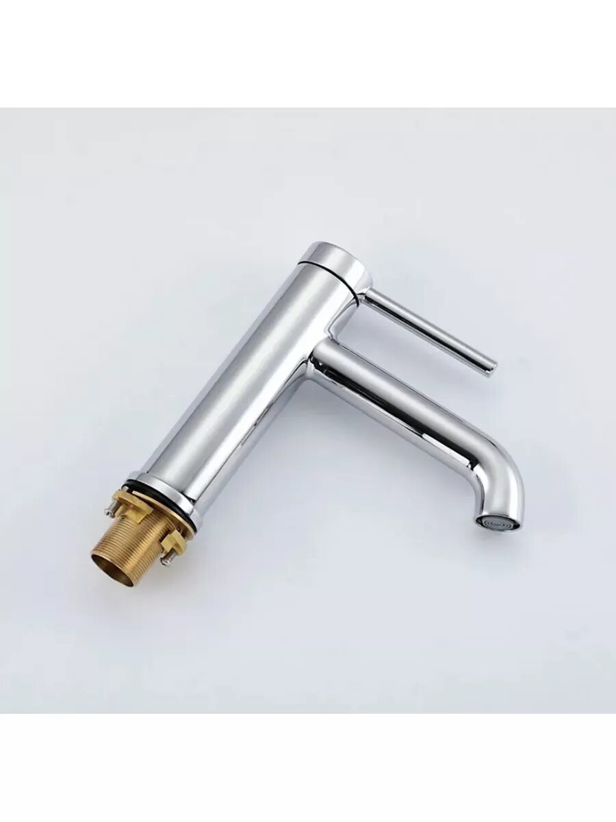 Смеситель для раковины фиксированный Gappo G1006 цвет хром, латунь — фото 1