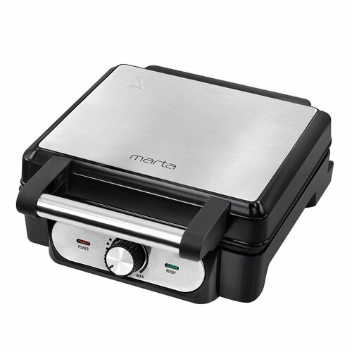 MARTA MT-SM1740A черныйсталь вафельница 359000₽