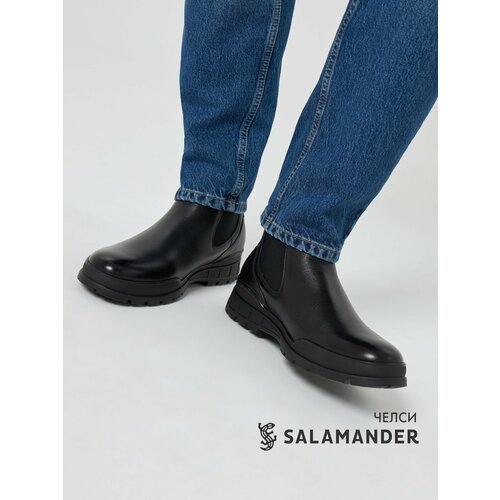 фото Ботинки челси salamander, размер 40, черный