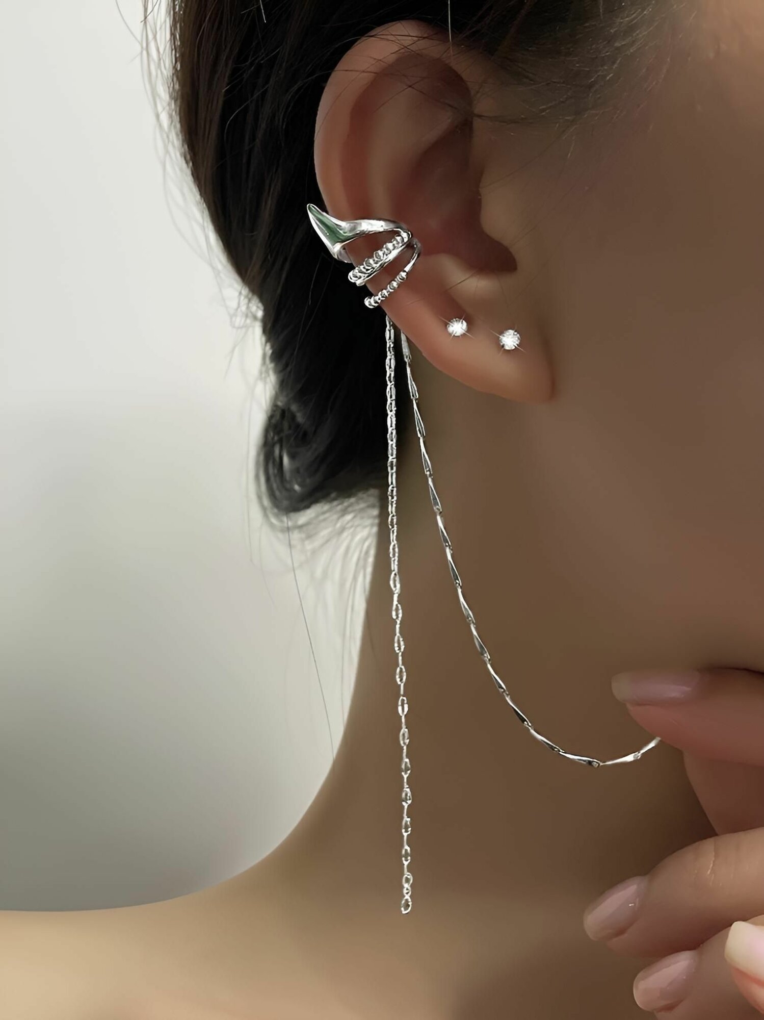 Серьги каффы 