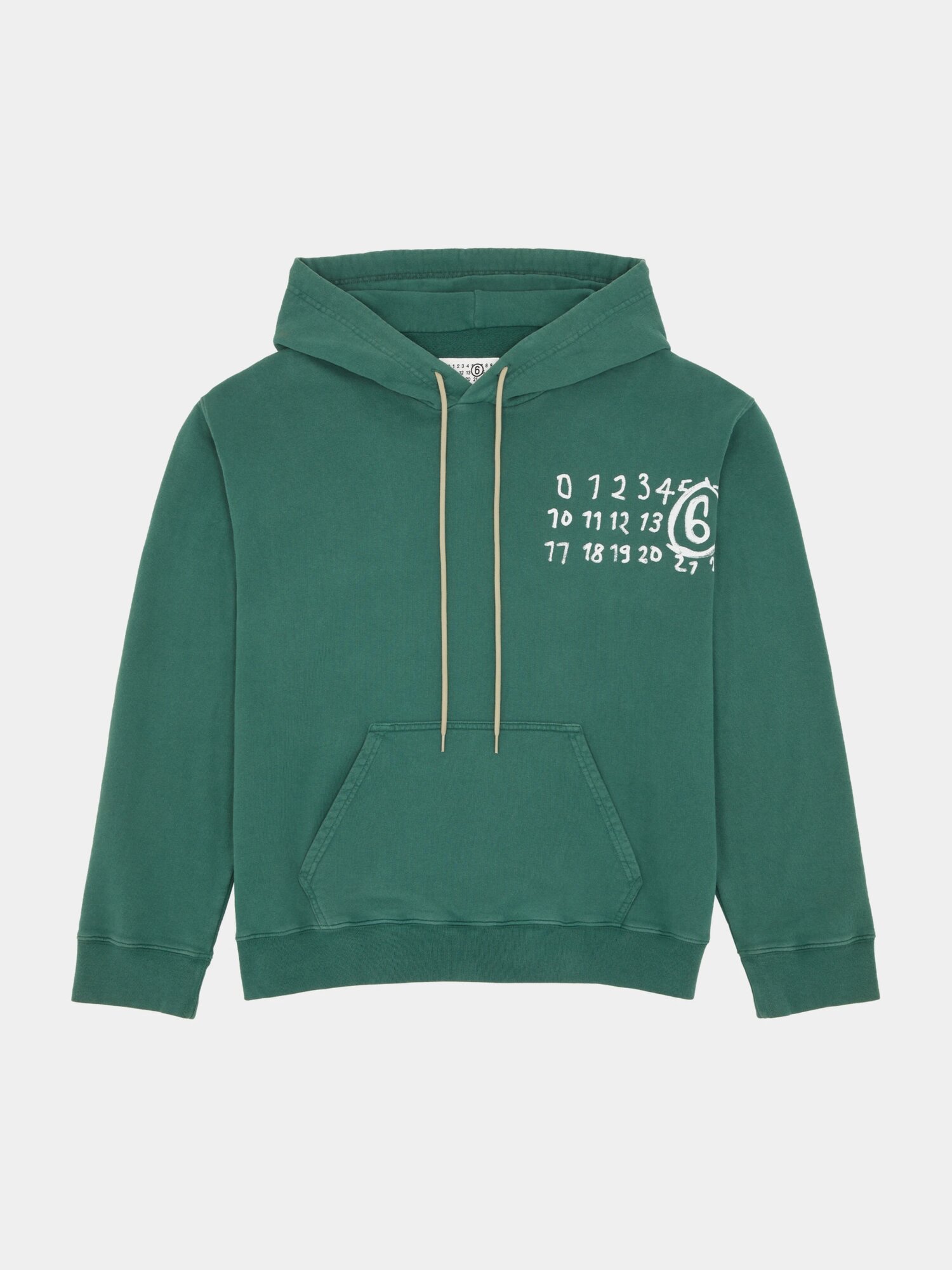 Худи MM6 Numeric Artwork, размер XS, , green
