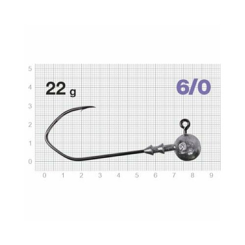 Джиг-головки рыболовные Nautilus CLAW NC-1021 крючок № 6/0, 22гр (3шт)