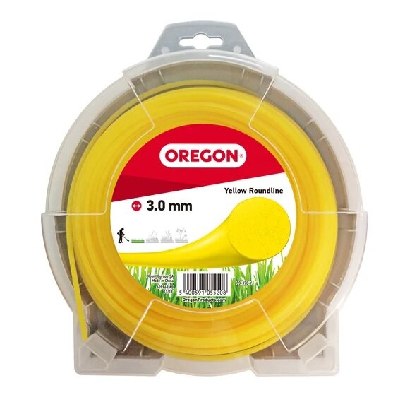 Леска для триммера Yellow Round  3 мм  60 м  OREGON 69 370Y