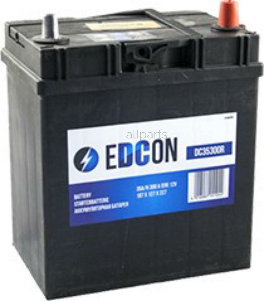 EDCON DC35300R аккумуляторная батарея! 35Ah 300A + справа 187х127х227 B00\
