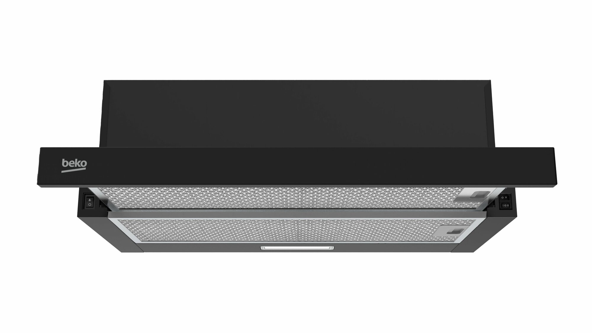 Вытяжка Beko BHNT613R4CB, телескопическая, угольный/жировой фильтр, черный