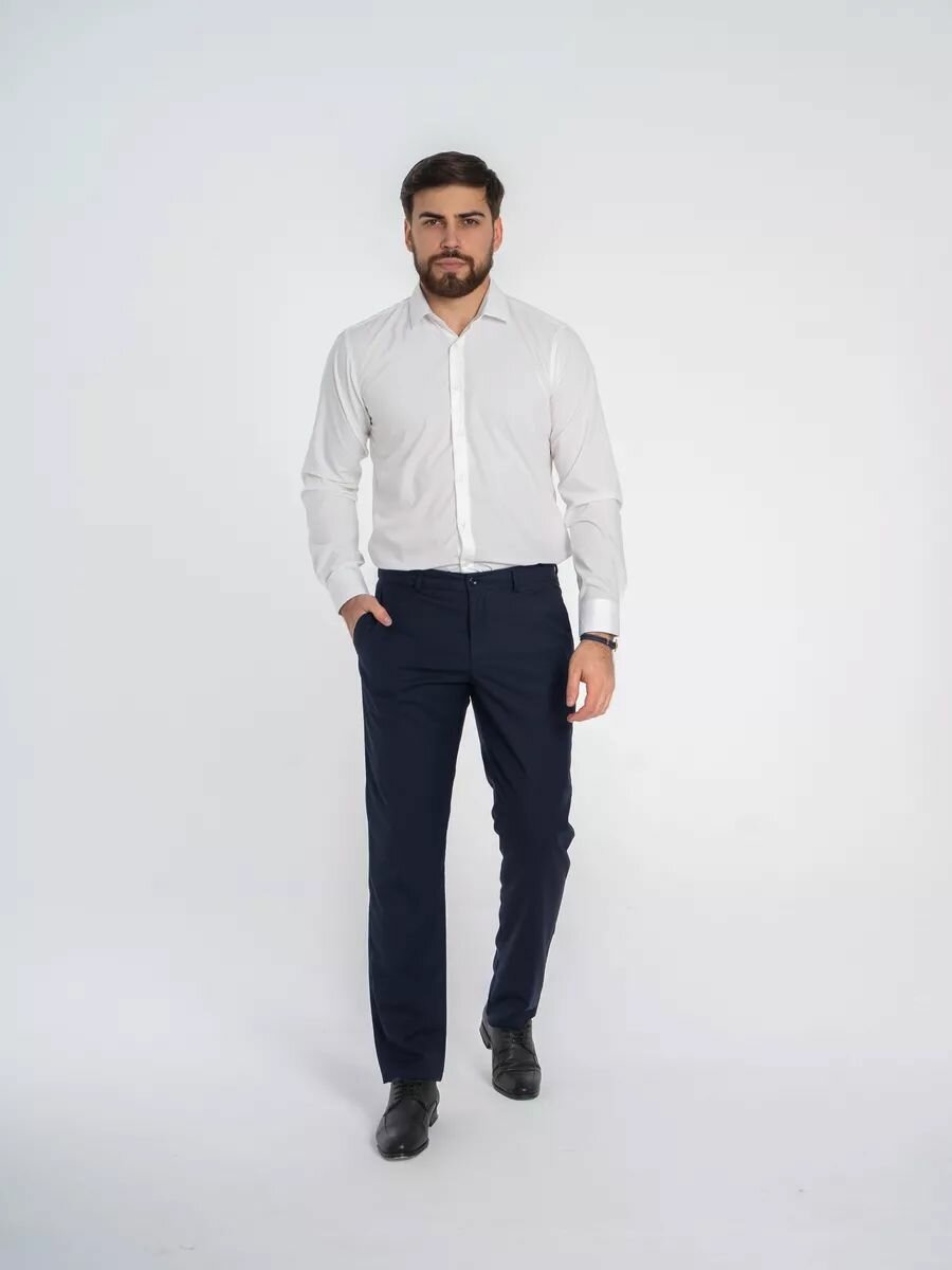 Брюки AS&AT Осень-зима 2025, размер 56, синий — фото 1