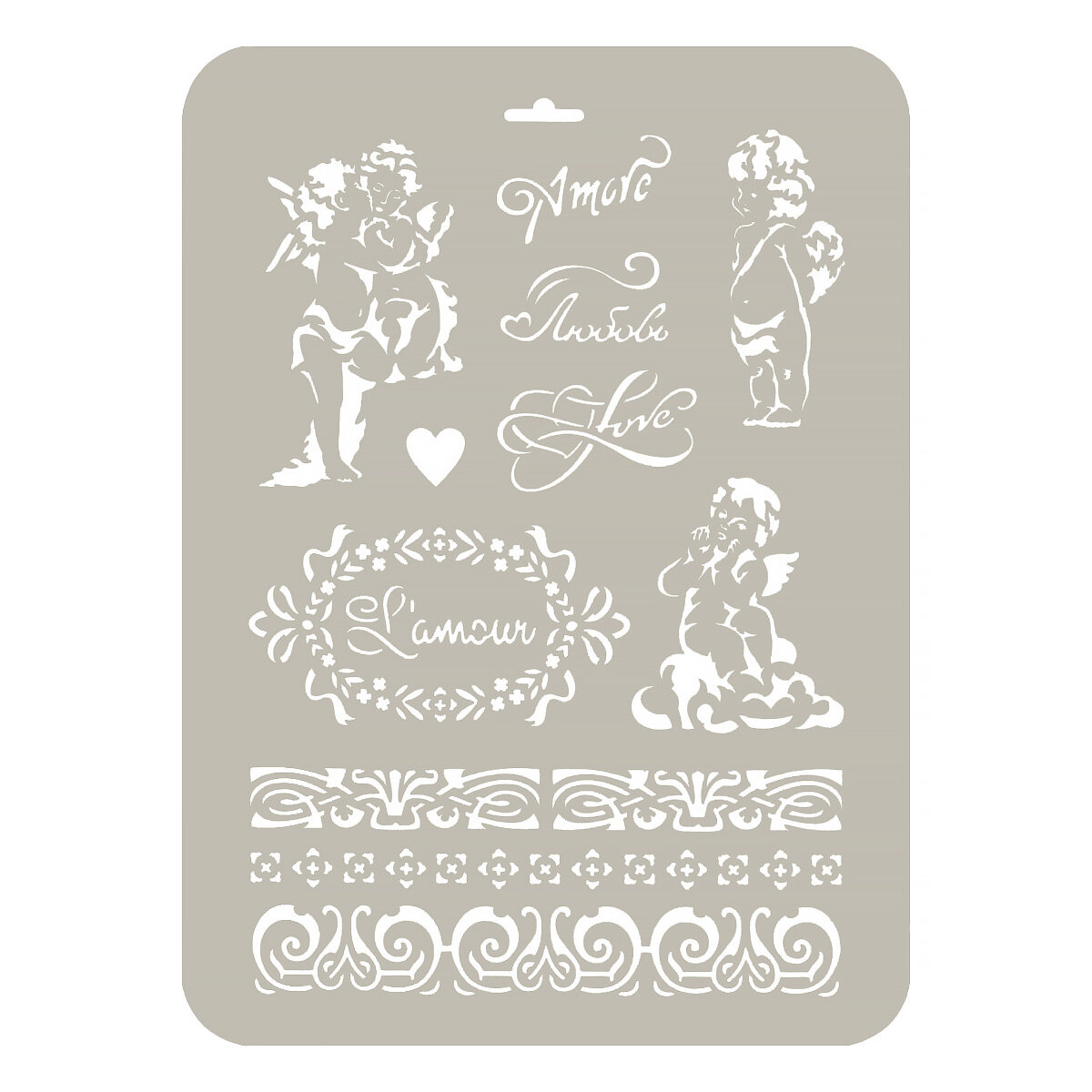 Love2art Трафарет декоративный 22х31 см 1512-05 TDR