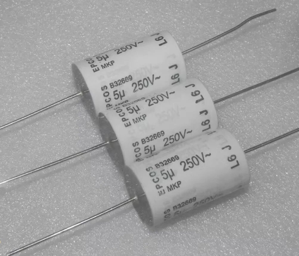 EPCOS Siemens MKP плёночные конденсаторы 250В 5 мкФ, 5UF