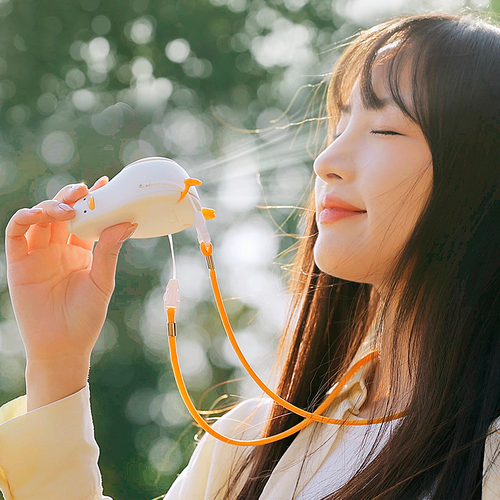 Уточка портативный вентилятор на шею настольный мини-вентилятор без проводной 1059₽