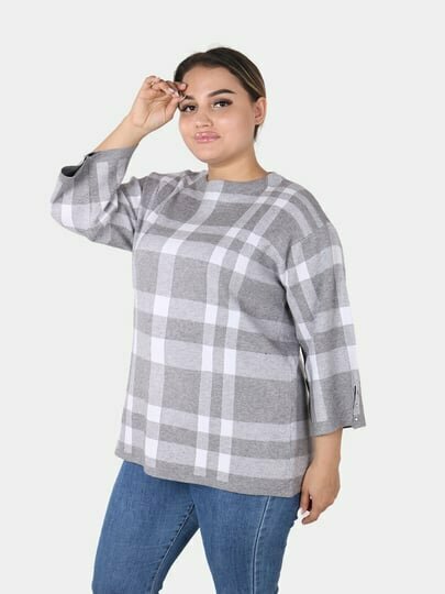 Свитер размер One Size, , серый — фото 1