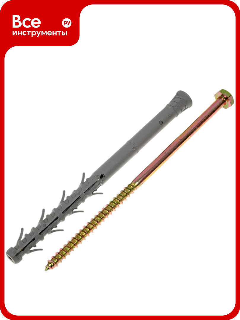 Фасадный дюбель Tech-Krep TSX-S 10x160 мм 50 шт. 151679