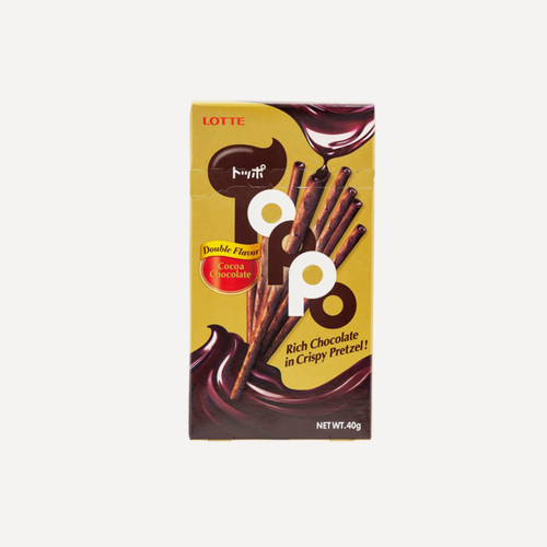 Изображение товара Палочки бисквитные топпо с ароматной начинкой из качественного какао 40 г, Таиланд