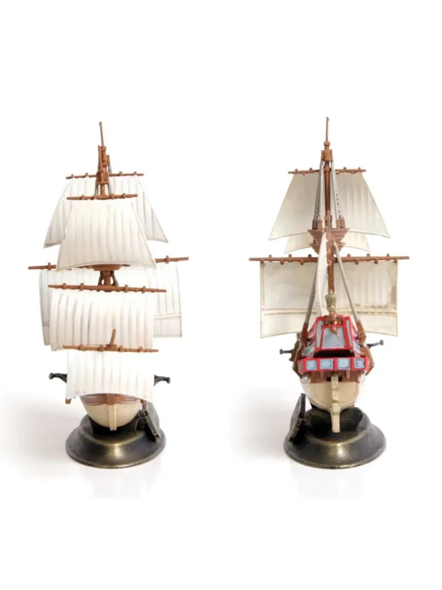 Флагманский корабль "Золотая лань" Подарочный набор ZVEZDA 65 деталей — фото 1