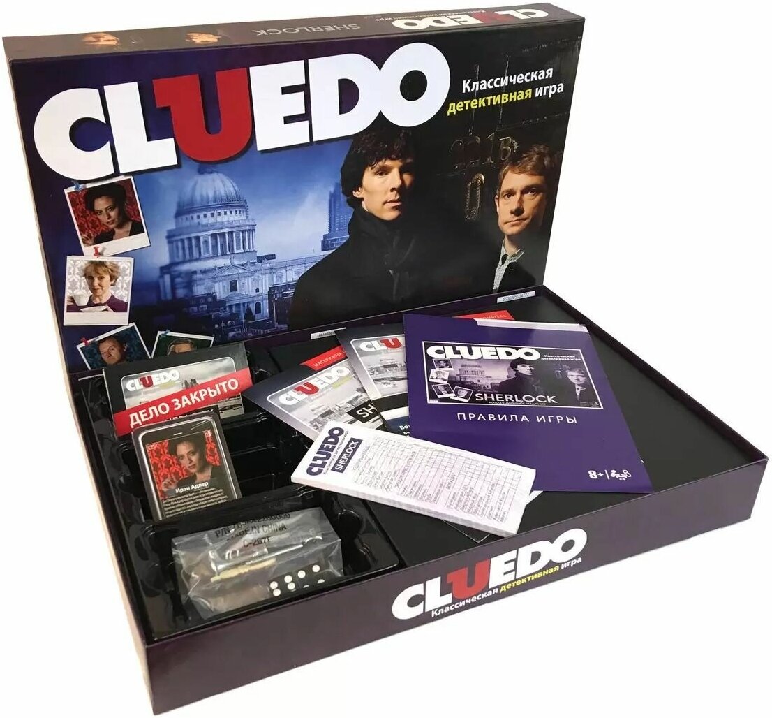 Gaga Games Настольная игра CLUEDO Шерлок, А42261210 - фото №4