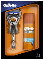 Набор Gillette гель для бритья Fusion Hydrating 75 мл, бритва Fusion ProGlide сменные лезвия: 1 шт.