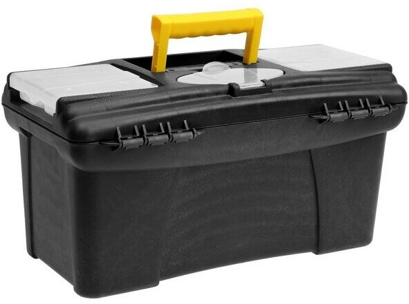 Ящик для инструмента тундра, 13", 320 х 175 х 160 мм, пластиковый, два органайзера - фотография № 2
