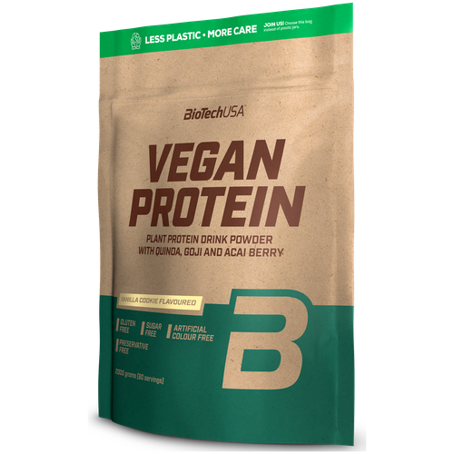 Протеин BioTechUSA Vegan Protein, 2000 гр., ванильное печенье