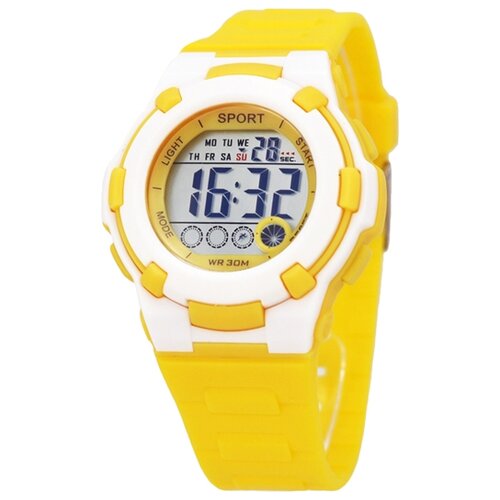 Наручные электронные часы (Тик-Так Н462 жёлтые)
