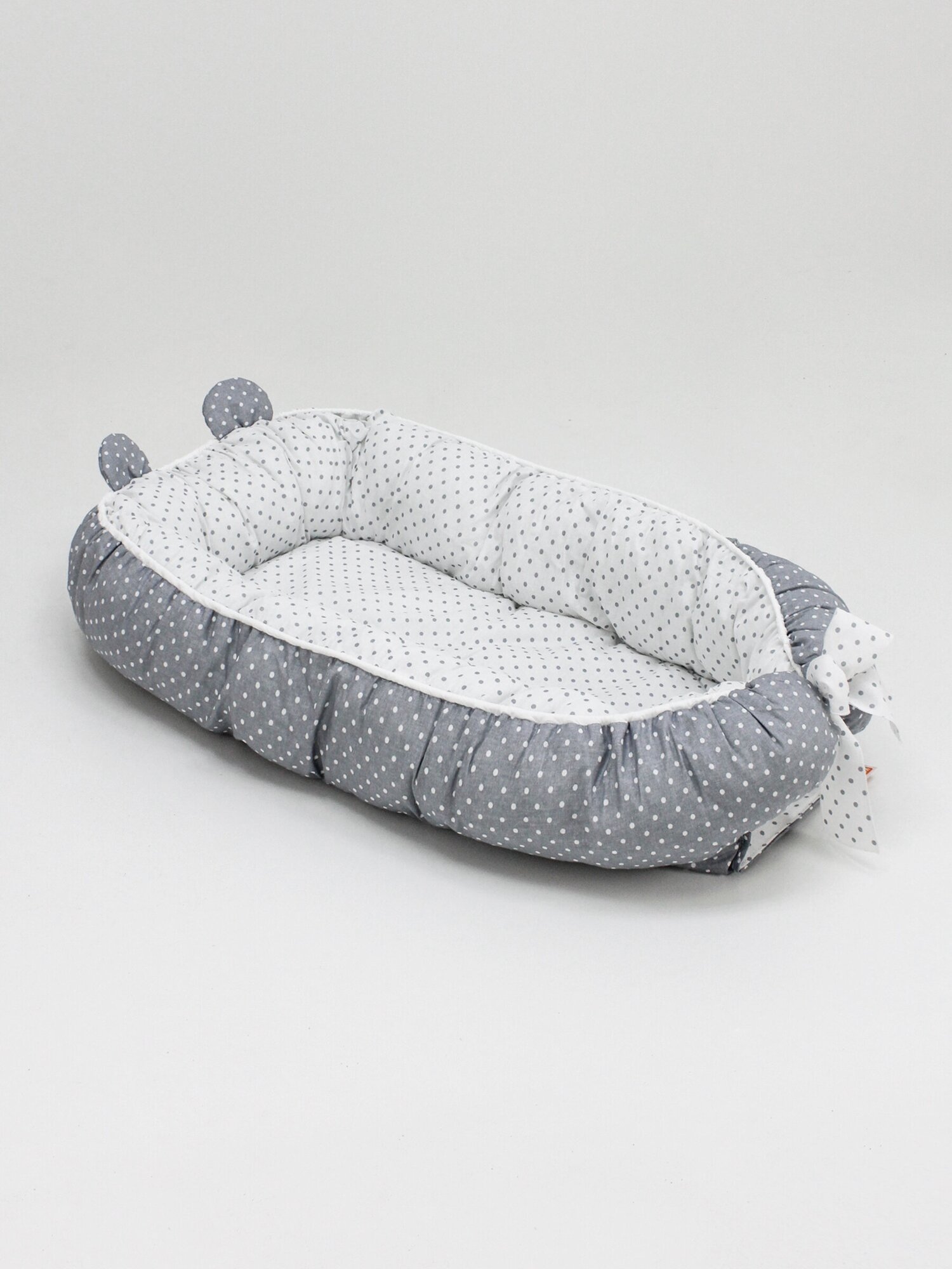 Кокон-гнездышко для новорожденных/Позиционер для сна Топотушки Любимый Мишка 139
