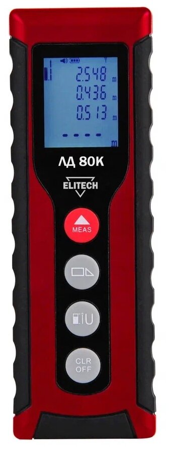 Лазерный дальномер ELITECH ЛД 80К 80 м