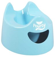 Pourty горшок Pourty Easy-to-Pour Potty Chair серый