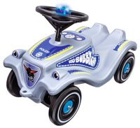 Каталка-толокар BIG Bobby Car Classic Polizei (56101) со звуковыми эффектами серый/синий