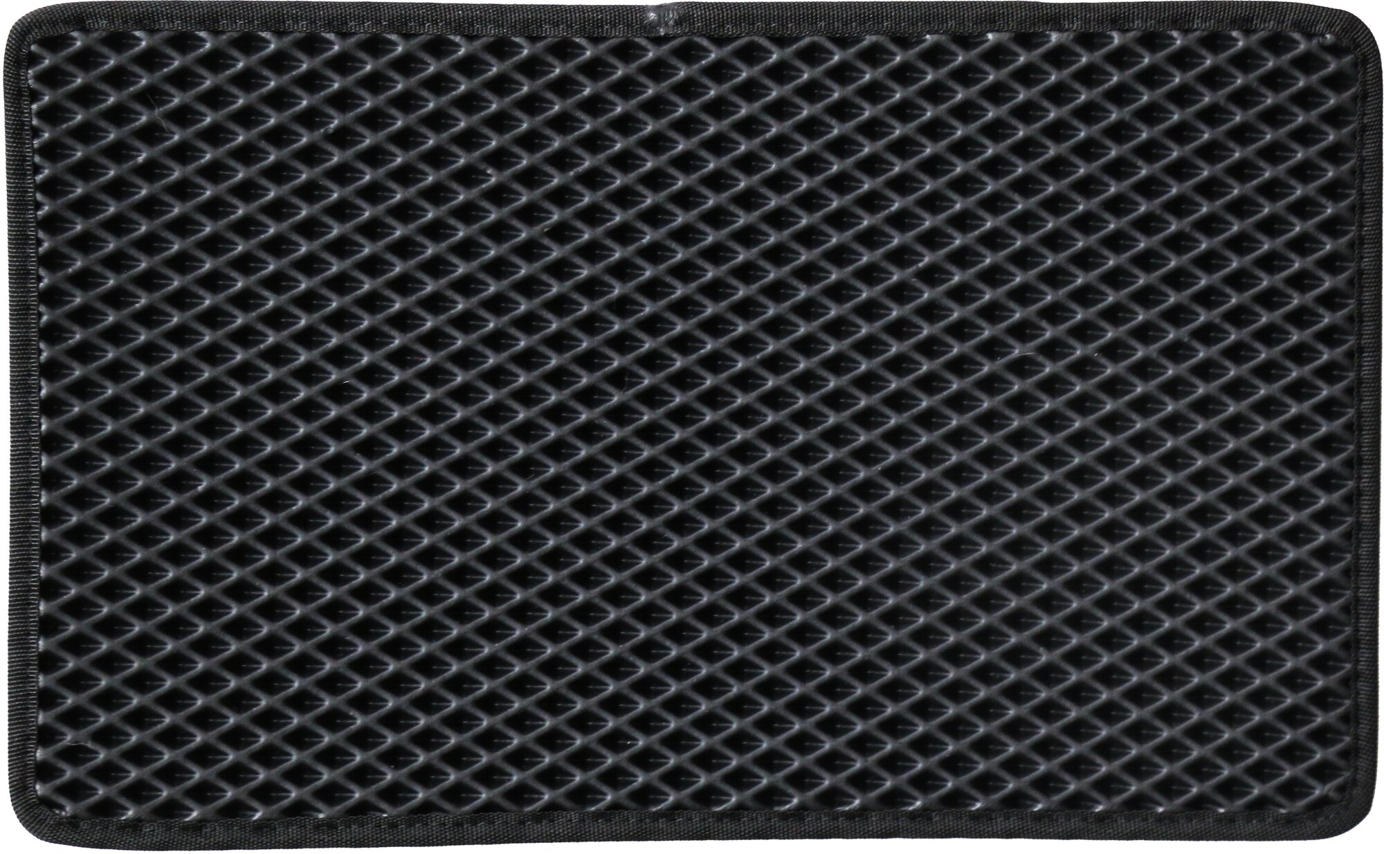 фото Коврики из EVA материала ромб черный 50*30см. Коврики для цветов, коврики для рассады.