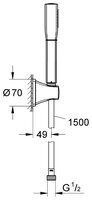 Верхний душ Grohe Grandera NSB0099