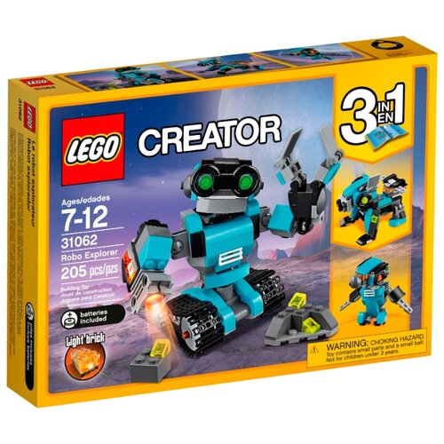 LEGO Creator 31062 Робот-исследователь, 205 дет. lego 31062 creator робот исследователь