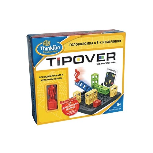 Головоломка ThinkFun Tipover (7070-RU) черный/красный/желтый
