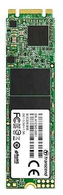 SSD M.2 Transcend 120Gb MTS820 (SATA3, up to 550/420MBs, 78000 IOPs, 3D TLC, 22х80мм)