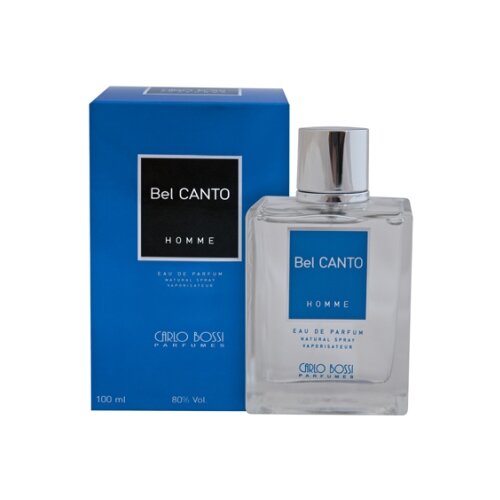 Carlo Bossi Parfumes парфюмерная вода Bel Canto Blue, 100 мл, 425 г carlo bossi parfumes парфюмерная вода vertigo blue 100 мл