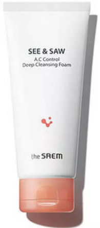 Пенка для проблемной кожи The Saem SEE & SAW AC Control Deep Cleansing Foam 120ml