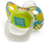 Пустышка силиконовая анатомическая Happy Baby Baby Pacifier 12-24 м (1 шт) голубой