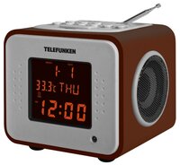 Радиобудильник TELEFUNKEN TF-1575U черное дерево